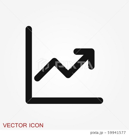 グラフ イラスト 棒グラフ 折線グラフのイラスト素材