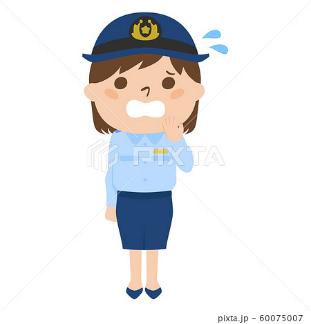 警官帽子のイラスト素材