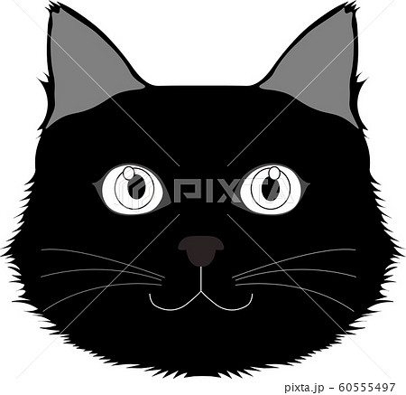 イラスト 可愛い クロネコ Cgのイラスト素材