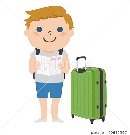 旅行者のイラスト素材