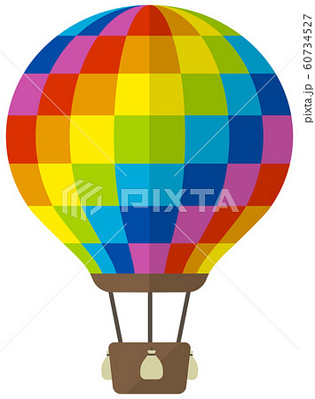 気球 風船 熱気球 飛ぶのイラスト素材