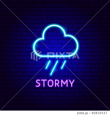 嵐 アイコンのイラスト素材