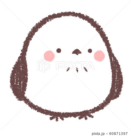 エナガのイラスト素材 Pixta