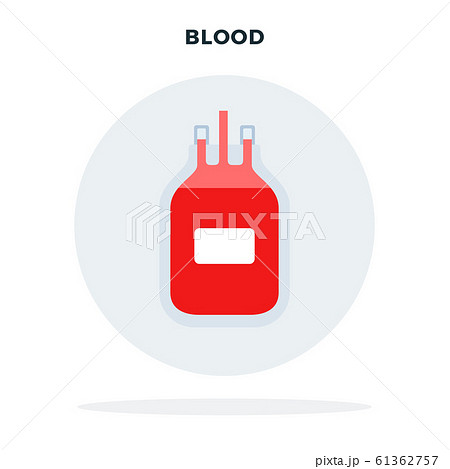 輸血パックのイラスト素材