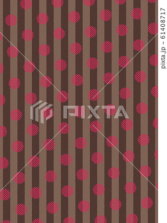 ベージュ ドット 背景 水玉のイラスト素材