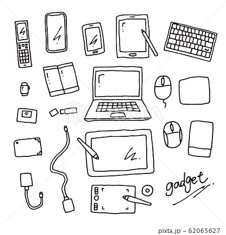 外付けssdのイラスト素材