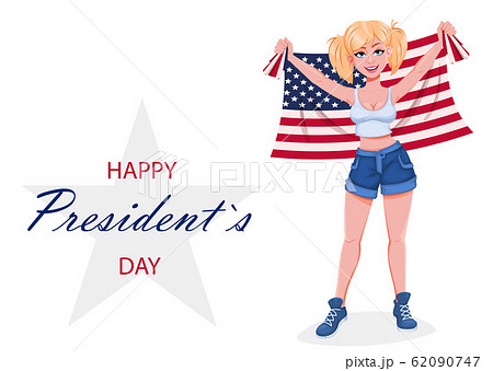Happy President S Day Greeting Card Stock Illustration