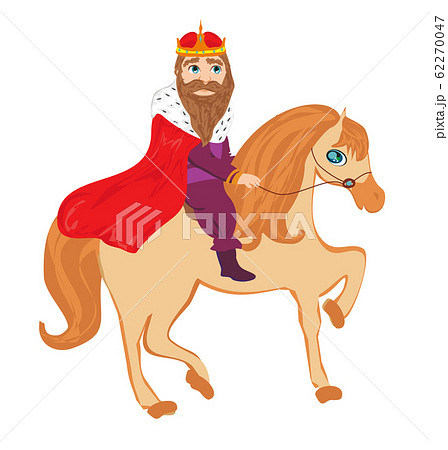 ゴールド 王 王様 マントの写真素材