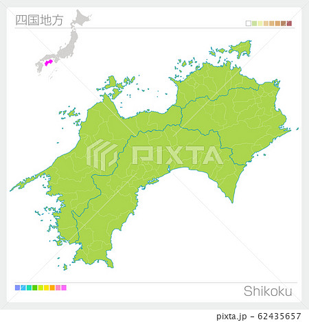 四国のイラスト素材