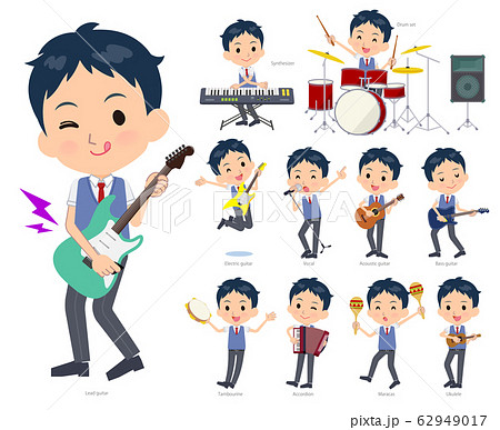 軽音のイラスト素材