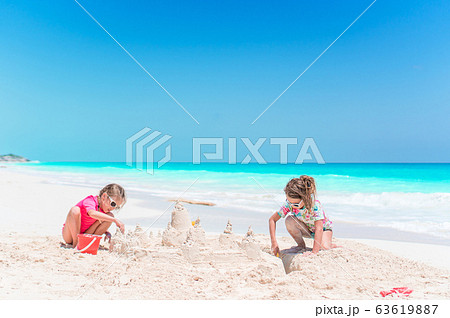 Naked women in panties hugging on beach - Stock Photo [84432709] - PIXTA