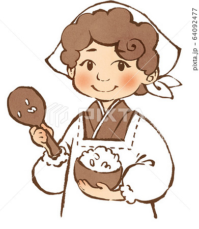 割烹着のイラスト素材 割烹着のイラスト素材