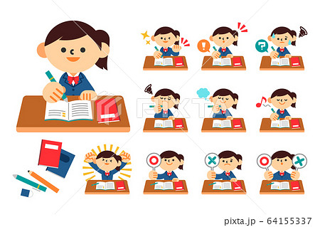 学生 生徒のイラスト素材集 ピクスタ