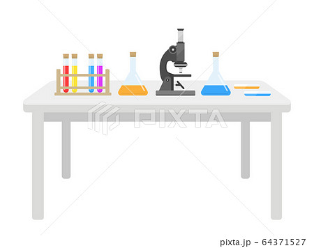 実験台のイラスト素材