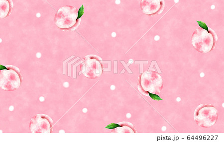 桃 壁紙 背景 素材 ピンクのイラスト素材
