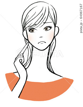 どうしようかなのイラスト素材