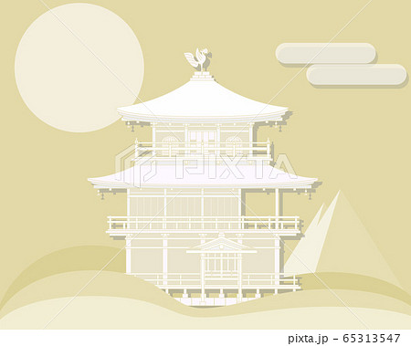 金閣寺のイラスト素材集 ピクスタ