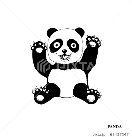 チャイニーズ 中華 パンダ 装飾のイラスト素材
