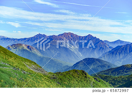 槍ヶ岳 穂高連峰 山 風景の写真素材 - PIXTA