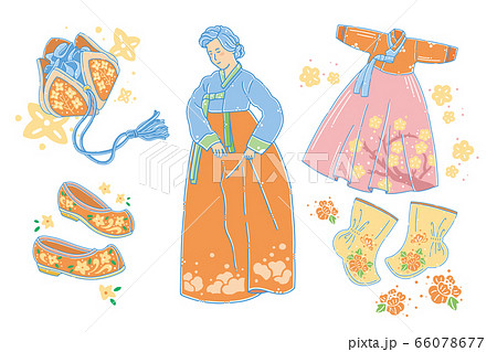 韓服のイラスト素材 Pixta