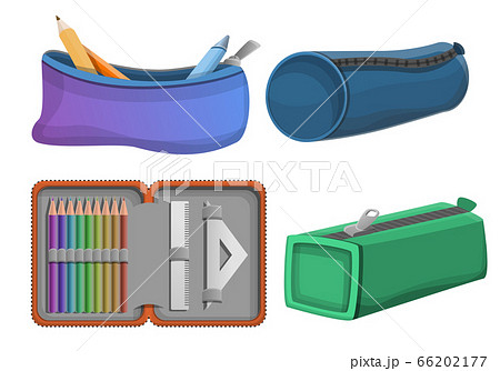 筆箱のイラスト素材