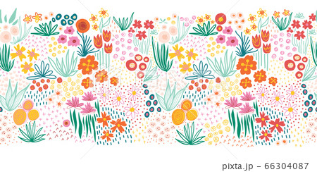 たくさんの小さい花 きれいのイラスト素材