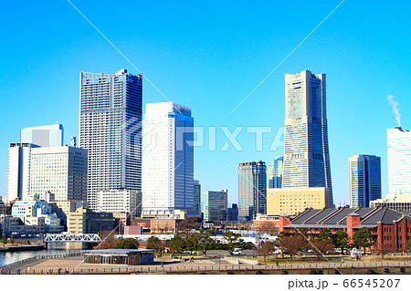 横浜ランドマークタワーの写真素材