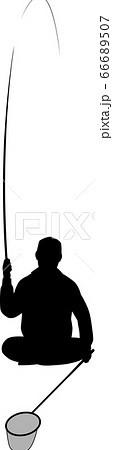魚釣りのイラスト素材 Pixta