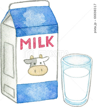 牛乳のイラスト素材集 ピクスタ