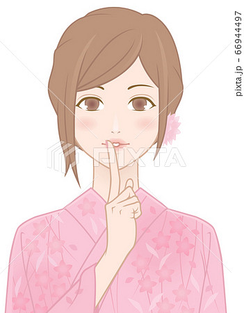 内緒のイラスト素材