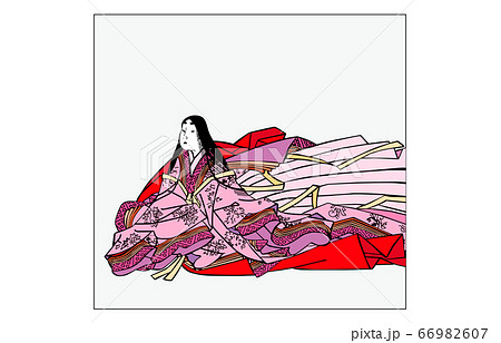 清少納言のイラスト素材