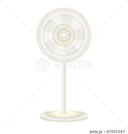 ベクター 扇風機 イラスト 節約のイラスト素材