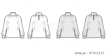 ブラウスのイラスト素材 Pixta