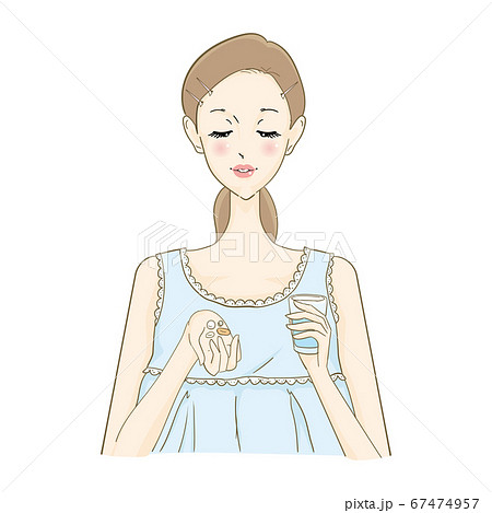 サプリメントのイラスト素材