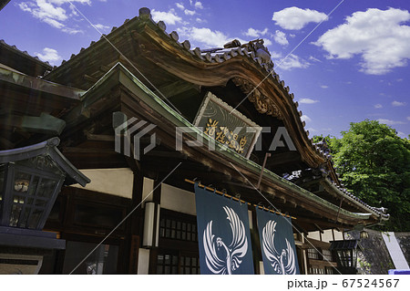 湯神神社の写真素材