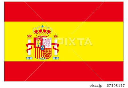 スペイン国旗のベクター素材集 ピクスタ