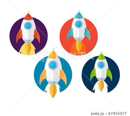 Space Objects Set, Cosmos Exploration, Space - Stock Illustration  [70046097] - PIXTA