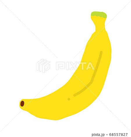 フルーツ バナナ トロピカル 一本のイラスト素材