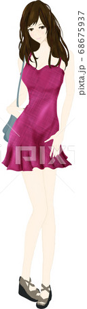 キャミソールのイラスト素材