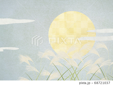 中秋の名月のイラスト素材 Pixta