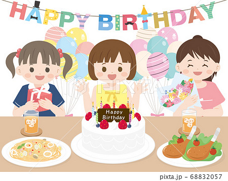 誕生日プレゼントのイラスト素材集 ピクスタ