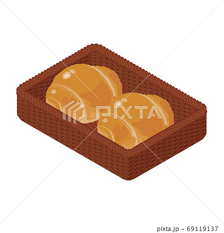 パンかごのイラスト素材