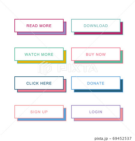 マテリアルデザインのイラスト素材