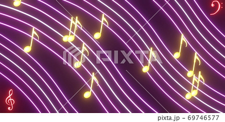 コンサート ライブ リズム 背景素材のイラスト素材