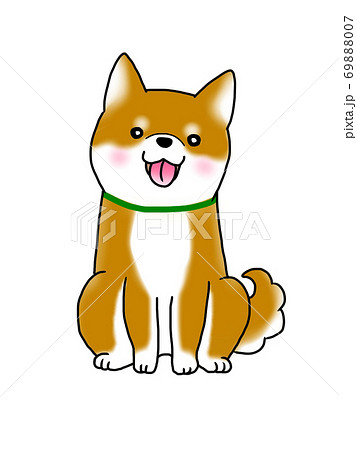 待て 犬のイラスト素材