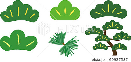 松葉のイラスト素材