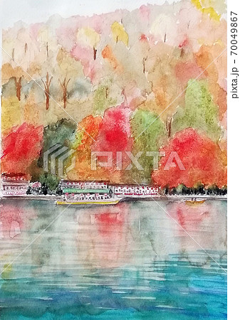 京都嵐山のイラスト素材 - PIXTA