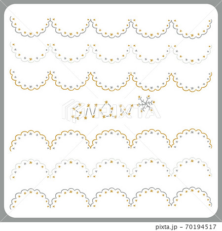 ベクター ライン フレーム 手書きのイラスト素材