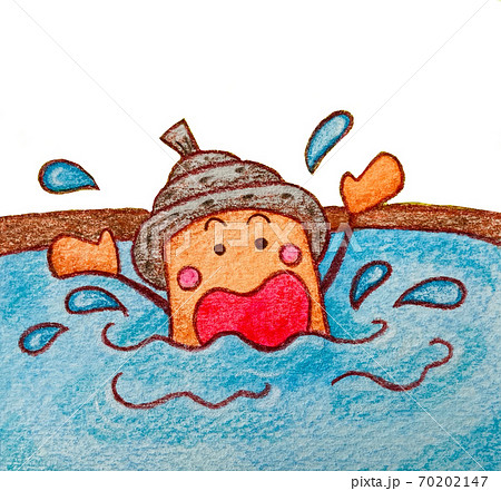 どんぐりころころのイラスト素材