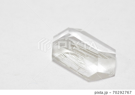 ミョウバン 結晶の写真素材